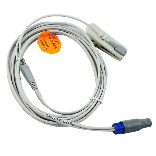 6PINS 3 м/10 футов Veterinary SpO2 датчик совместимый Mindray MEC 2000 PM7000 подходит для кабеля