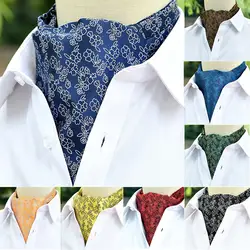 Модные для мужчин Fomal шарф цветочный принт полосатый костюм бизнес вечерние партии рубашка полотенца женский нагрудник галстук #15