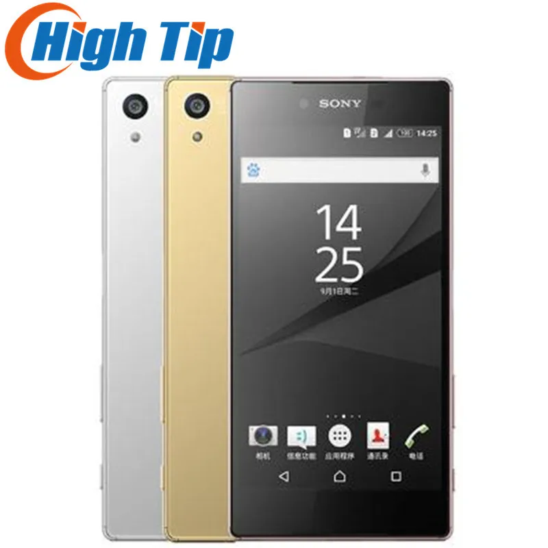 

Unlocked Original Sony Z5 Premium Dual Sim E6883 Z5P 4G LTE 5.5" Fingerprint Android Mobile Phone RAM 3GB ROM 32GB Cellphone