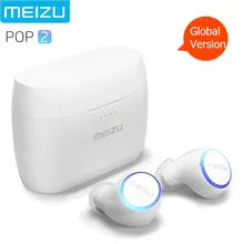 MEIZU POP 2 POP2 TW50S Беспроводные Bluetooth 5,0 наушники с сенсорным управлением Водонепроницаемые Наушники-вкладыши 8H время воспроизведения Беспроводная зарядка