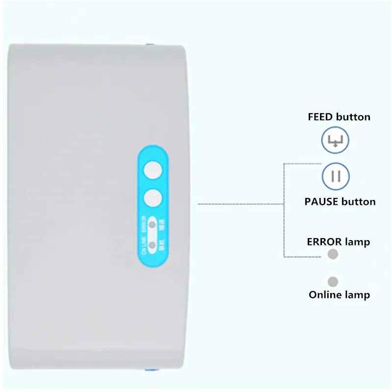 JPW560 الحرارية الطابعة الحرارية ورقة السلع ملصق qr كود طابعة باركود صريحة الإلكترونية بوليصة الشحن طابعة بطاقة لاصقة
