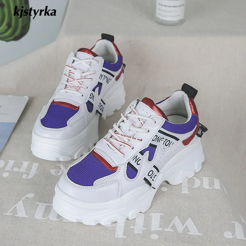 

Kjstyrka 2019 mixed colors spring autumn Fashion breathable high quality walking Leisure Footwears women sneakers tenis feminino