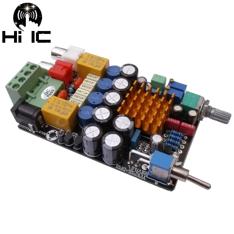 1Pcs DC 12V 25W+25W Stereo Class D 2 Channel Amplifier Board TA2021
