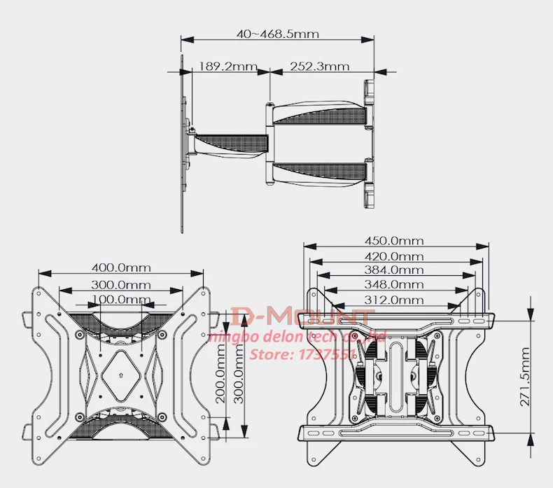 2"-55" 6 arm full motion tv настенное крепление 45 кг выдвижной поворотный жк плазменный ТВ кронштейн ЖК настенное крепление led пластиковая крышка