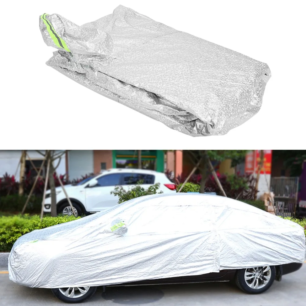 Oversea Universal Aluminum Coating Full Car Cover Outdoor Waterproof