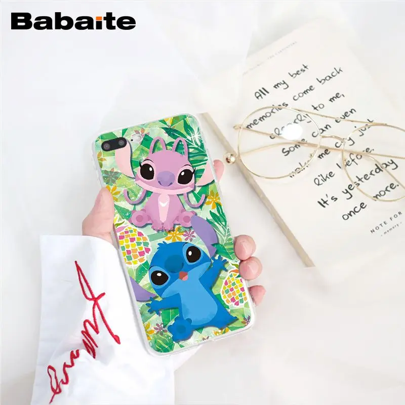 Babaite cute cartoon Lilo Stitch TPU Phone Case Cover Shell for iPhone 8 7 6 6S Plus 5 5S SE XR X XS MAX 10 Coque Shell Babaite cute cartoon Lilo Stitch TPU Phone Case Cover Shell for iPhone 8 7 6 6S Plus 5 5S SE XR X XS MAX 10 Coque Shell