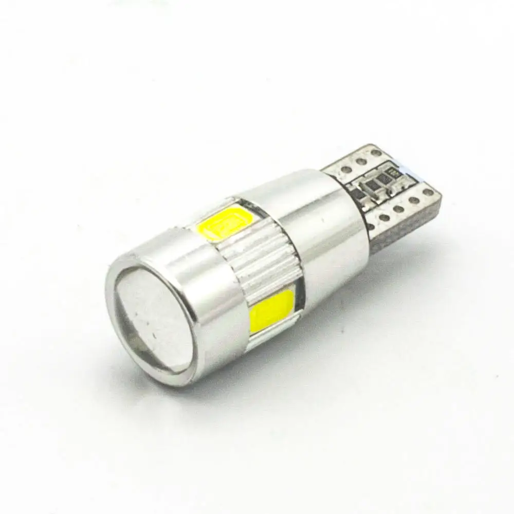 

T10 194 W5W Canbus 6 SMD LED 5630 5730 LED DC 12V LED Light Bulb parking Side Marker Width Reading Map Fog lights car Lamp