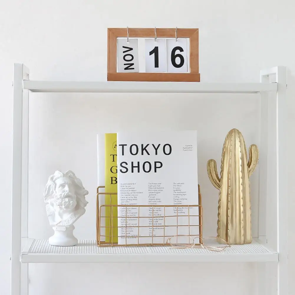 خمر المطاوع الحديد سطح المكتب تخزين الرف مجلة مجلة الرف الإبداعية مكتب وثيقة رف كتب الأسود