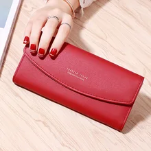 

Fashion Women Leather Wallets Purses For Ladies Long Clutch Wallet Female Credit Card Holder Hasp Phone Bag Coin Money Pocket