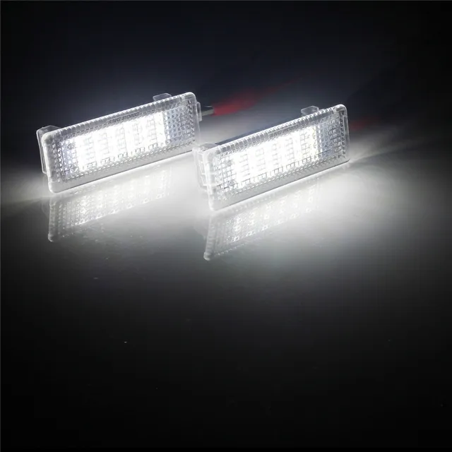 ANGRONG White 18 SMD LED Car Door Trunk  Courtesy Luggage Light Lamp For BMW E60 E61 E63 E64 E81 E87 E90 E91 E85 E89 5