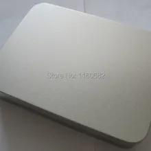 10 шт/14,6 см x 11,1 см x 2,7 см Посеребренная латунная коробка для конфет и ювелирных изделий карты металлический кейс без печати