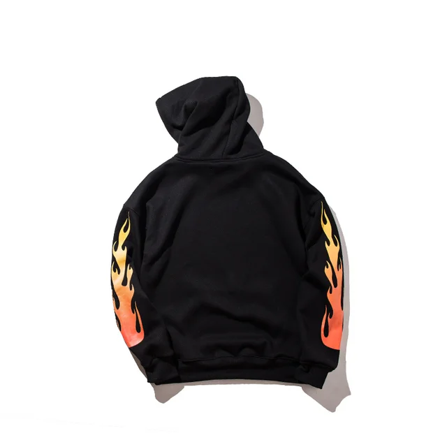 Flame Hoodies Men Women Flame Sweatshirts Fashion C Pullover Flame