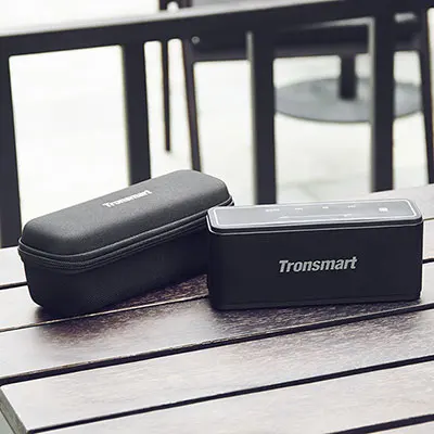 Tronsmart Element Mega Bluetooth говорящий радиоприемник 3D цифровой звук TWS 40 Вт Выход NFC 20 м портативный динамик MicroSD карта - Цвет: Speaker with case