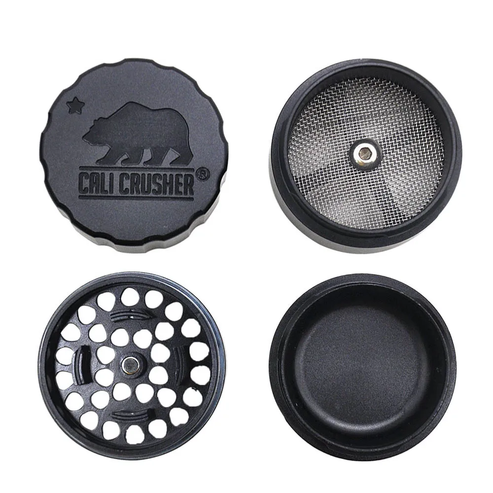 Cali Crusher 2 0 Алюминиевый Точильщик для табака Карманный 1 65 дюймов 4 шт острые