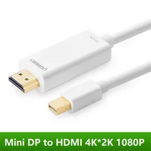 Mini DP to HDMI Cable 4K*2K 1080P DP for Computer to HDTV Projector Monitor Audio Video Synchronization MD101 PS8402A