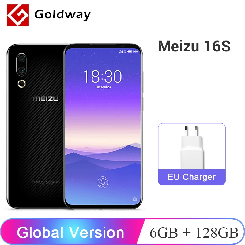 Предпродажа глобальная версия Meizu 16 s 6 ГБ 128 Смартфон Snapdragon 855 15 дюйма 48 МП двойная