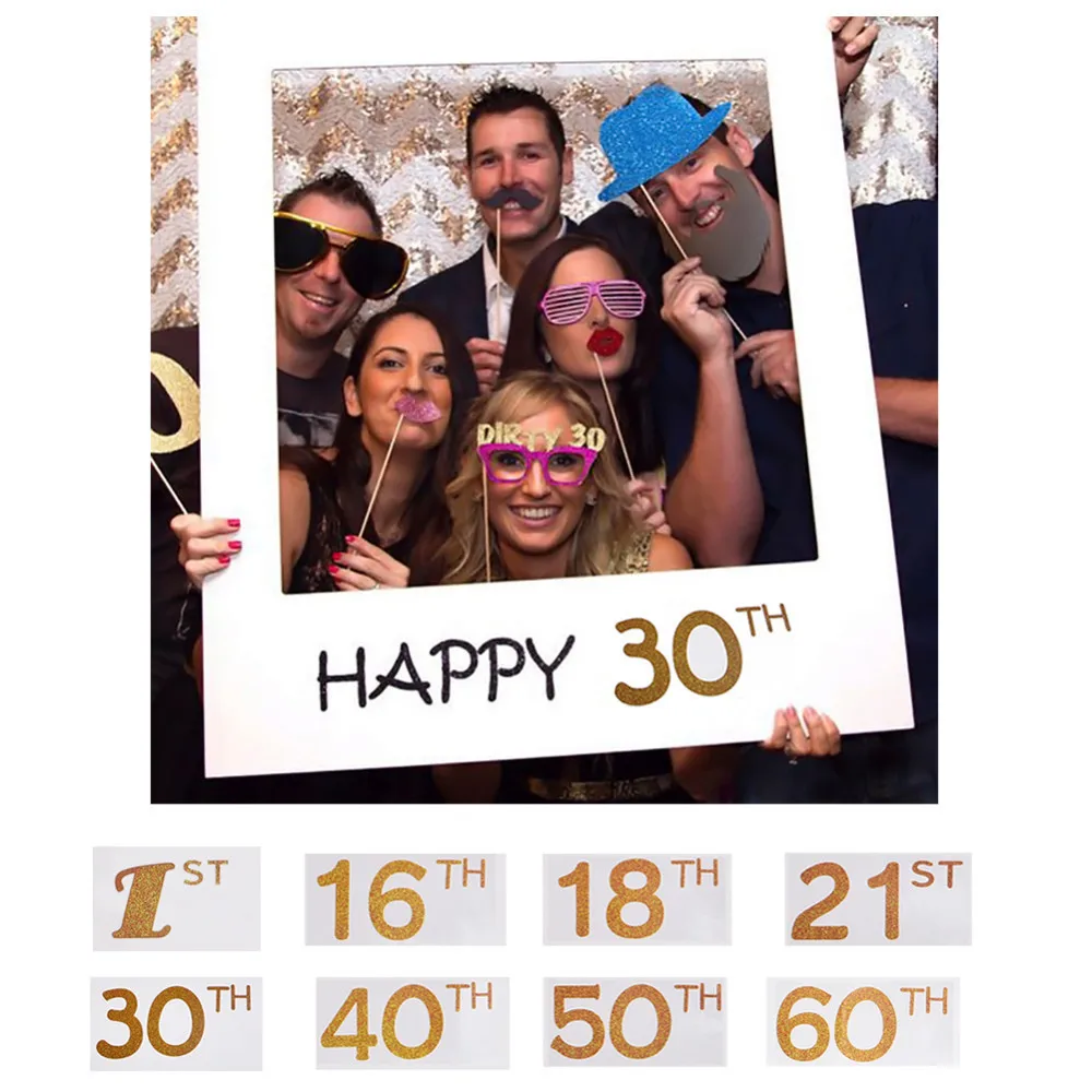 Buy Happy Birthday DIY Kraft Paper Photo Frame Party