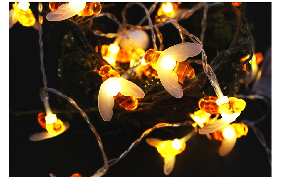 Bee Shaped led String Lights  (8)