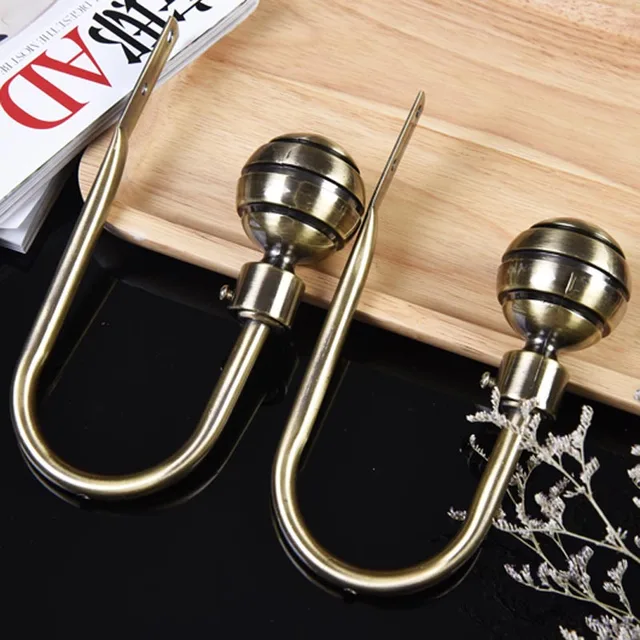 U Hooks Curtain Accessories Sliver Zinc Alloy Luxury Fashion Curtain