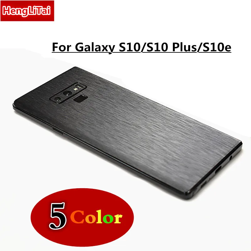 

Wire Drawing membrane Skin Protective Film Wrap Skin Cellphone back paste Protective Sticker For Samsung Galaxy S10/S10Plus/S10e