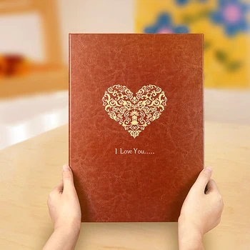 

PU Photo Album Series Manual Paste Type Adhesive Type DIY Family Couple Business Album Gifts Handmade Travel DIY Album Scrapbook