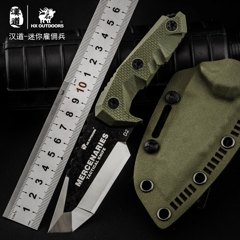 

HX OUTDOORS Portable Tactical Knife Camping Knife Hunting Multi-function Survival Gear Mercenaries MINI stainless steel knives