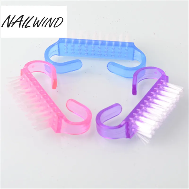 Пластиковая кисточка для ногтей NAILWIND инструменты маникюра педикюра мягкого