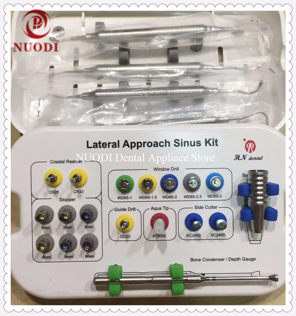 

lmpalnt tools Lateral and Crestal Sunis Lift Kit/Dental Implant instrument Lateral Approach Sinus Kit