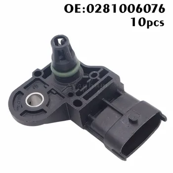 

10PCS 0281006076 Map Sensor For Chevrolet Cruze Sonic 1.4L Vauxhall Opel Astra Insignia 1.3 1.4 1.7 2.0 1235029 55568175