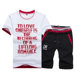 Casual Suits Men's Set Short 2019 New Summer Sportswear Homme Clothing Man Fashion Print Sets Male Sweatshirt Plus Size M-4XL Casual Suits Men's Set Short 2019 New Summer Sportswear Homme Clothing Man Fashion Print Sets Male Sweatshirt Plus Size M-4XL