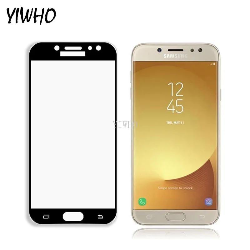 

Protective Glass on For Samsung Galaxy Glass J7 2017 Tempered Glas Screen Protector ON THE for Sunsung J 7 Pro J7pro J730 FILM