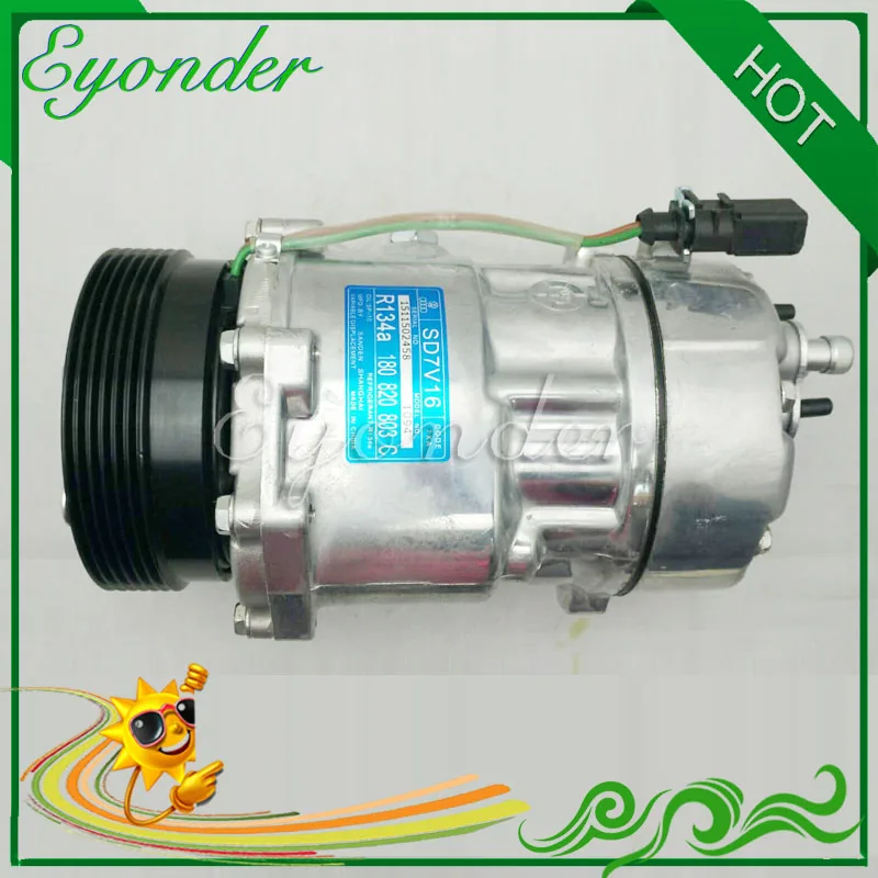 7V16 SD7V16 AC A/C Air Conditioning Compressor Cooling Pump for Audi TT