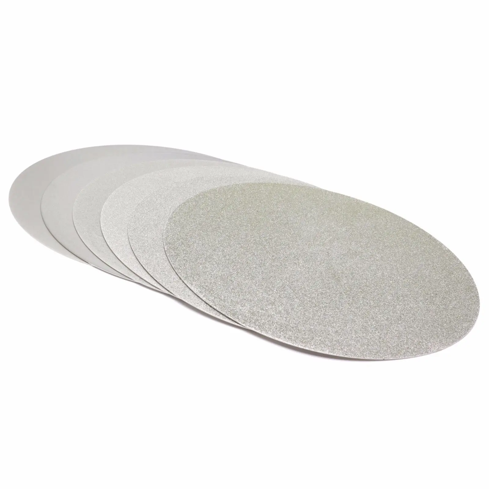 Kopen 12 Inch 300 Mm Grit 60 1000 Niet poreus Diamond Coated Platte Lap Schijf Slijpschijf Ilovetool