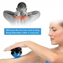 Массажный роликовый шар, массажер для тела, терапия для ног, спины, талии, релаксации бедер, расслабления мышц