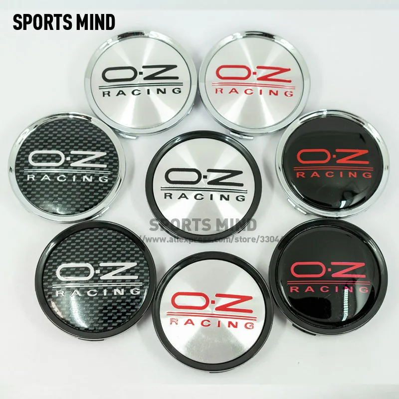 

4PCS/lot 75MM Car Wheel Center Hub Caps for OZ RACING WHEEL Emblem Logo Car Styling Accessories