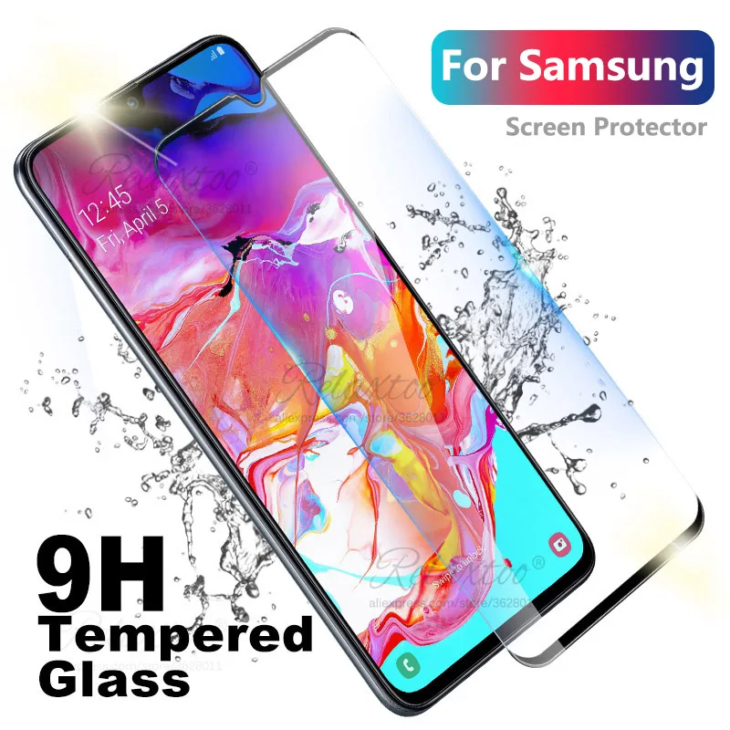 9D изогнутое полное Клей закаленное стекло для samsung Galaxy A70 A 70 протектор экрана на Galaxy a70 a705f защитная пленка glas 9h