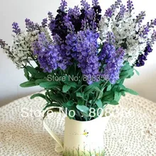 Искусственная Лаванда десять головок цветок 20 шт. 30 см куст букет Свадебные Рождественские украшения