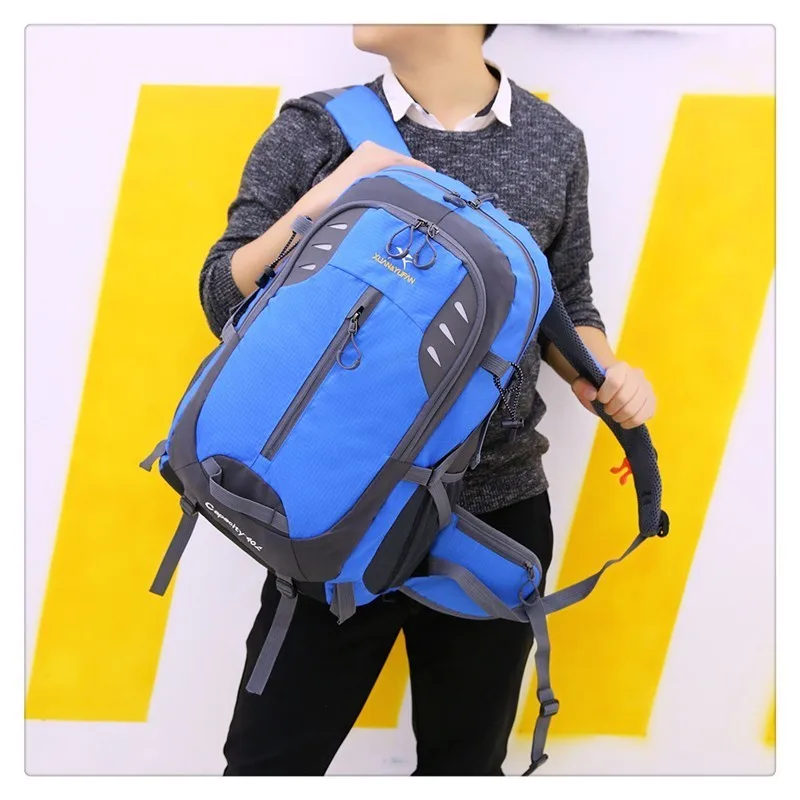 45L водонепроницаемый нейлоновый походный рюкзак для путешествий, спортивный рюкзак для мужчин, рюкзак для велоспорта, женский рюкзак для альпинизма, походов, походов