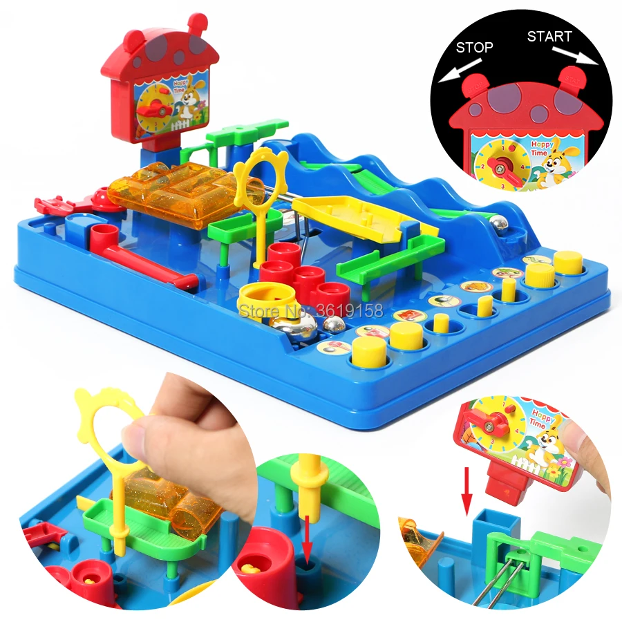 

Waterpark desktop game Adventure of BeBe intellectual marble ball,Beckham Perplexus maze family game for Parent-child funny toys
