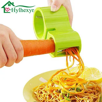 

Multifunction Spiral Vegetable Cutters Premium Dual Grater Knife Sharpener Noodle Cutter Noodle Noodle Spaghetti kitchen tools