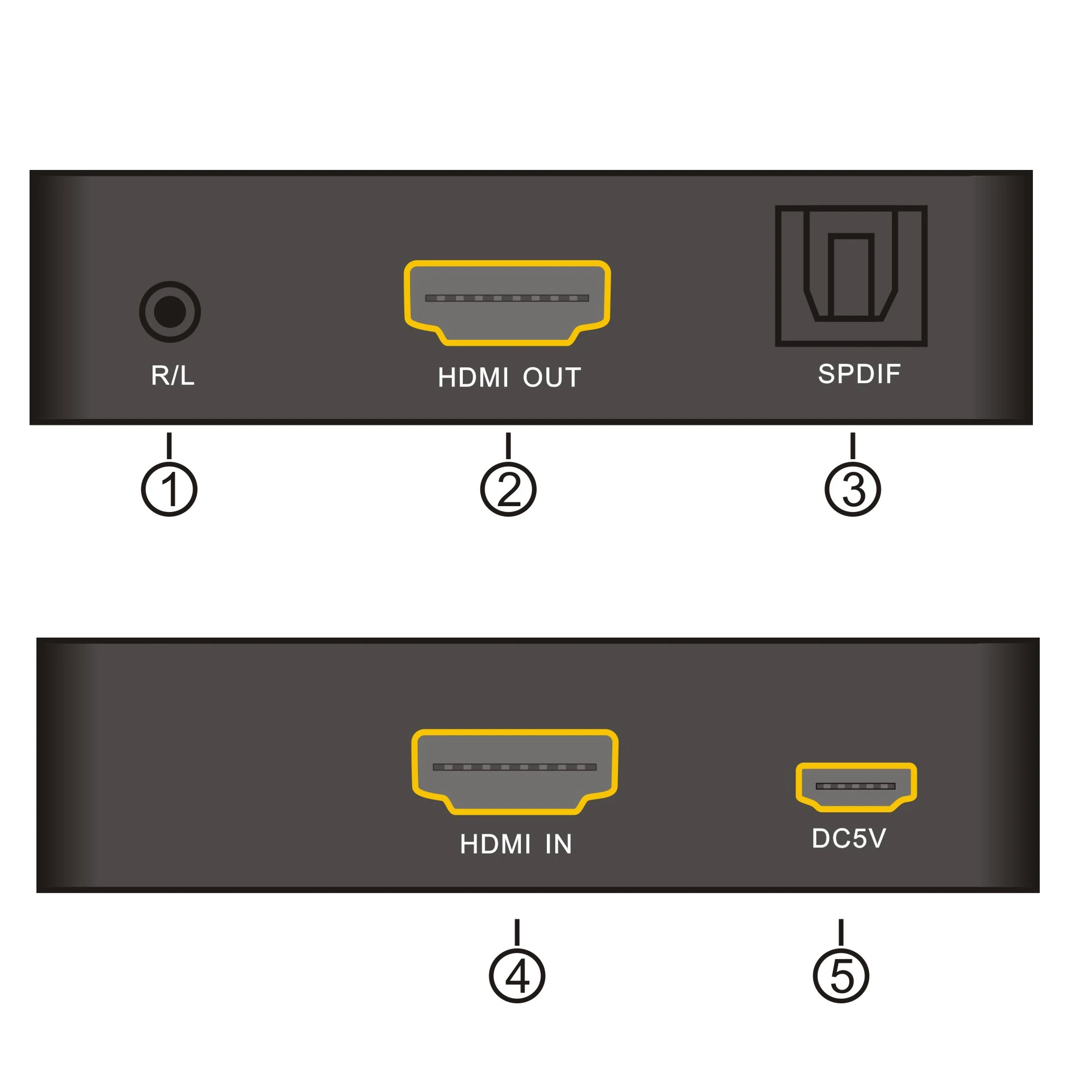 Kebidu 4k x 2k HDMI аудио экстрактор к HDMI 3,5 мм стерео музыка экстрактор HDMI аудио конвертер HDMI сплиттер для ТВ ПК