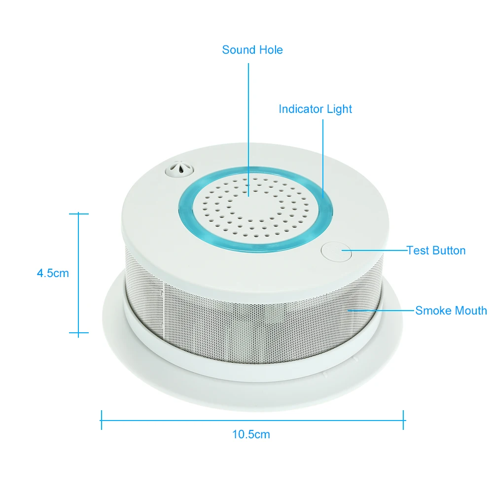 PA-438W Wi-Fi приложение пожарный дым и датчик температуры умный беспроводной детектор температуры дыма Сигнализация