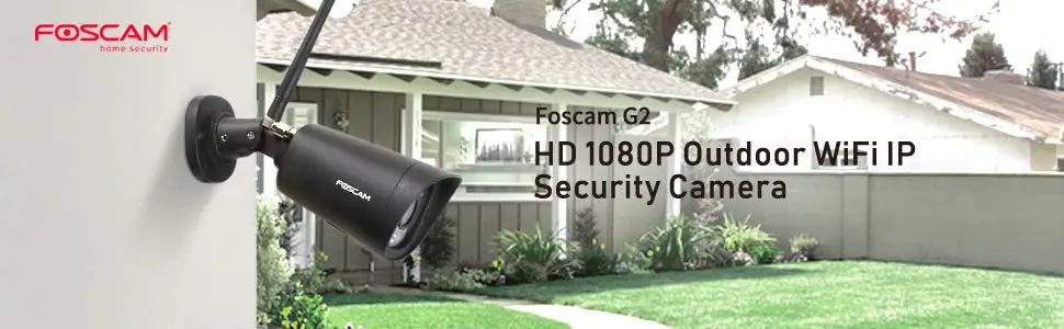 Wifi ao ar Câmera de Segurança Ip66 à Prova ip com 65ft Foscam Livre Dwaterproof Água Visão Noturna g2 1080 p 2mp 2 câmera de segurança ip com 65ft visão noturna