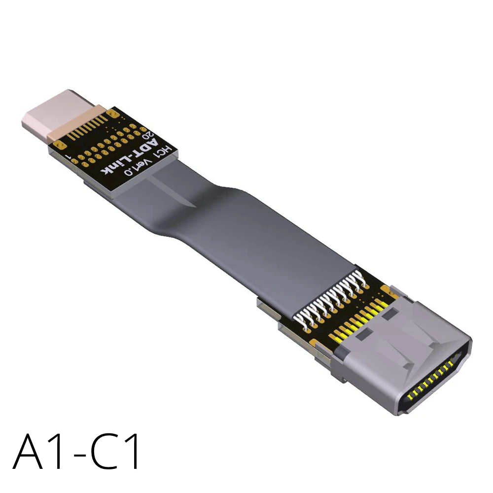 4K 60Hz HDR HDMI 2.0b To Mini C Type 20pin FFC FPV Flat Ribbon Cable HDMI-Mini For Ethernet 3D TV and XBOX One X A1C1 | Компьютеры и
