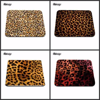 

Mairuige Hot Selling Leopard Skin Painting Style Printing Art Durable PC Anti-slip Mouse Mat for Optal/Trackball Mouse