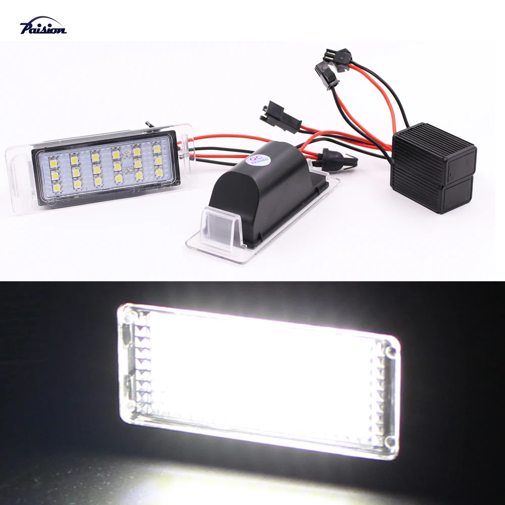 2Pcs Xenon White OEM Replace LED License Plate Lights For Chevy