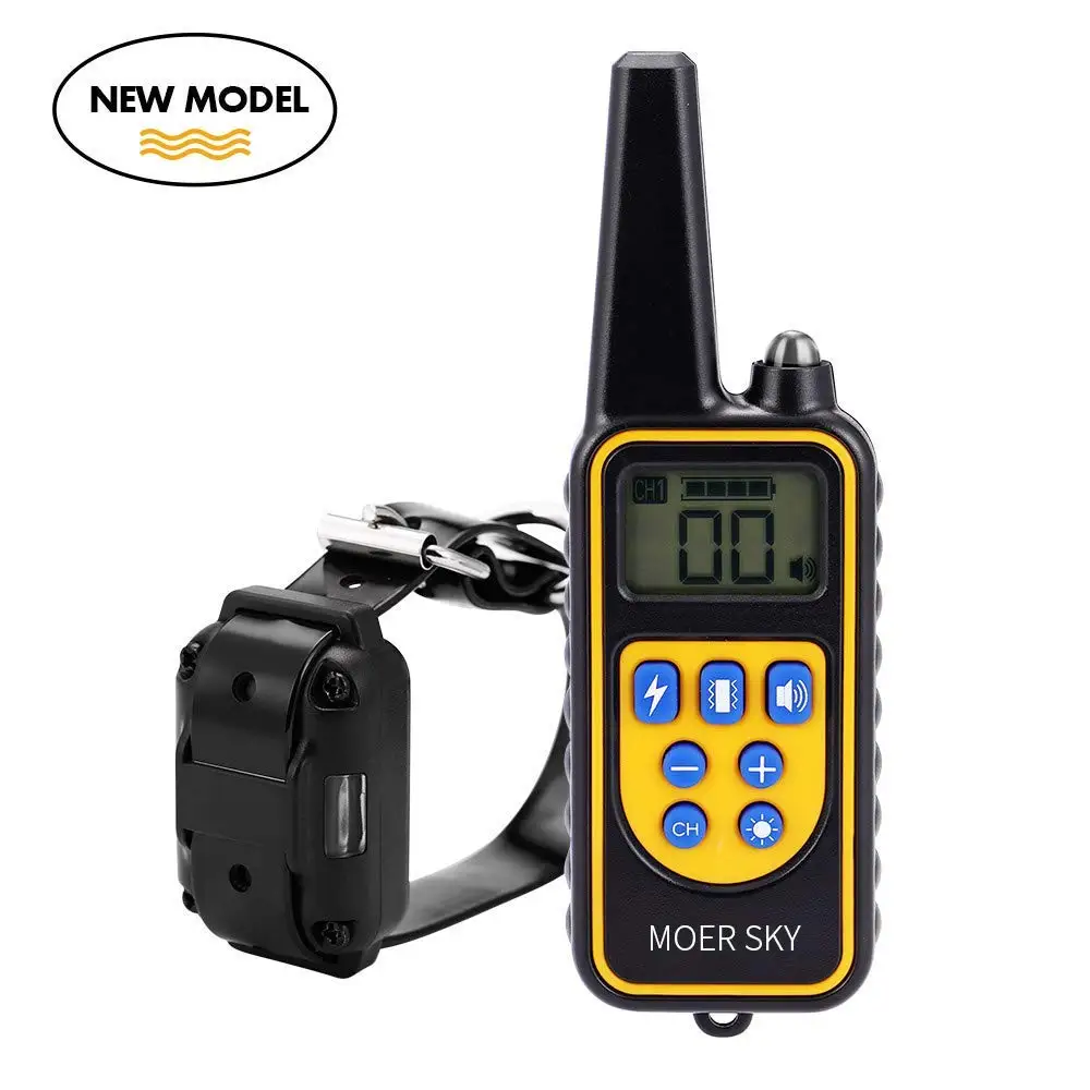 

Shock Collar Dogs Rechargeable Waterproof Remote For Training