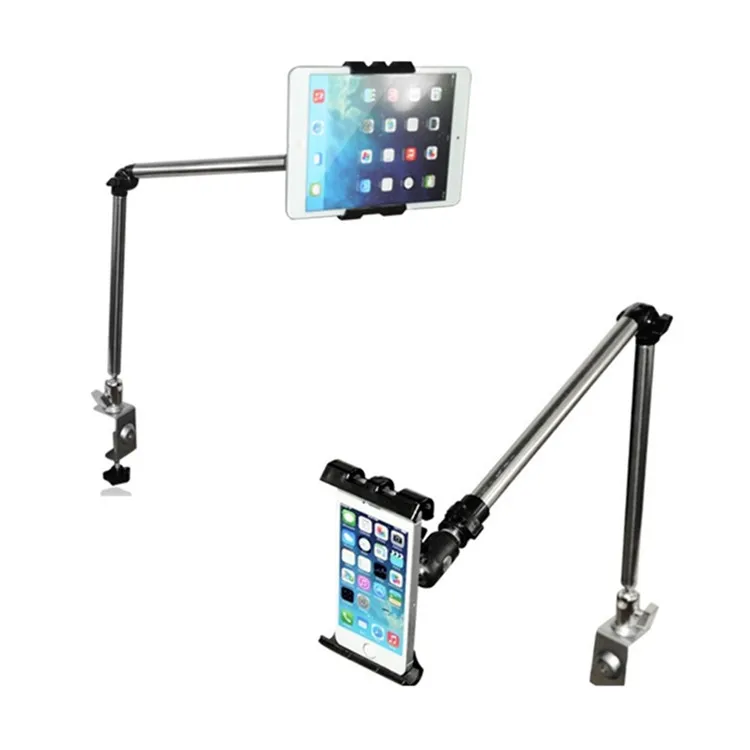 Rock 360 Degree Flexible Arm Tablet Pad Holder Stand Long Lazy People Bed Desktop Tablet Mount