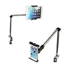 Rock 360 Degree Flexible Arm Tablet Pad Holder Stand Long Lazy People Bed Desktop Tablet Mount For Ipad Mini Ipad 234 Iphone 7