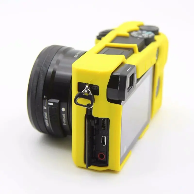 Высококачественный мягкий силиконовый чехол для камеры, защитный чехол для sony A6400 A6300, резиновый чехол, сумка для камеры, аксессуары